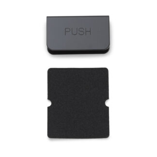 Modplade til glastykkelse 6 mm, lavet af stål, overflade: sort, 40 mm (1-37/64"), K-130B og K-130-P6. Modstykke til glasskabsdør, magnetisk fluesnapper og meget mere, af Sugatsune / LAMP® (Japan)