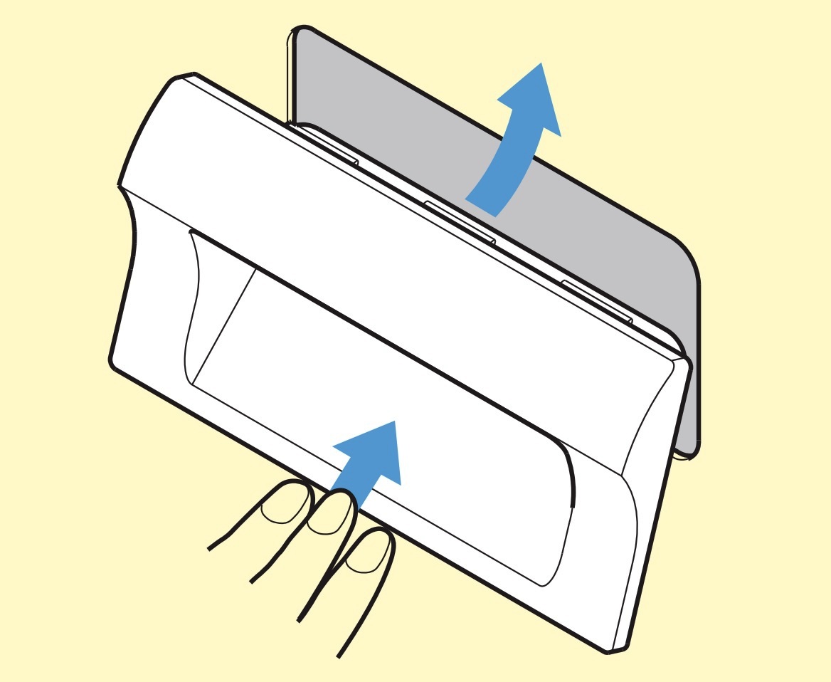 Rektangulær håndtagsskal af høj kvalitet til hurtig klikmontering i metalpladehus lavet af robust plast, overflade: sort, 90 mm (3,6") HH-JW90-BL. Enhedshåndtag HH-JW90-BL til metalskabe, metalplader, af Sugatsune / LAMP® (Japan) - Billede 5