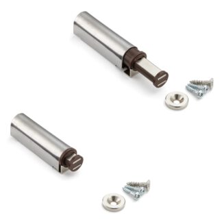 2 Stück Magnet-Druckschnäpper, mit Gehäuse aus Edelstahl, inkl. Gegenplatte MC-S60 von Sugatsune. Produktbild