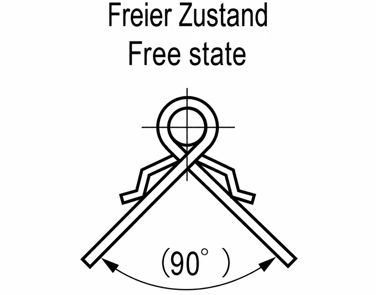 2 stykker rustfrit fjederbånd af høj kvalitet, lavet af rustfrit stål SUS304, 32 mm (1-17/64"), moment: 12,3 N·m, TH-61SUS-1-0,8. Robust fjederhængsel til enhedsklapper, husdøre, dæksler og meget mere, fra TOCHIGIYA (Japan) - Billede 3