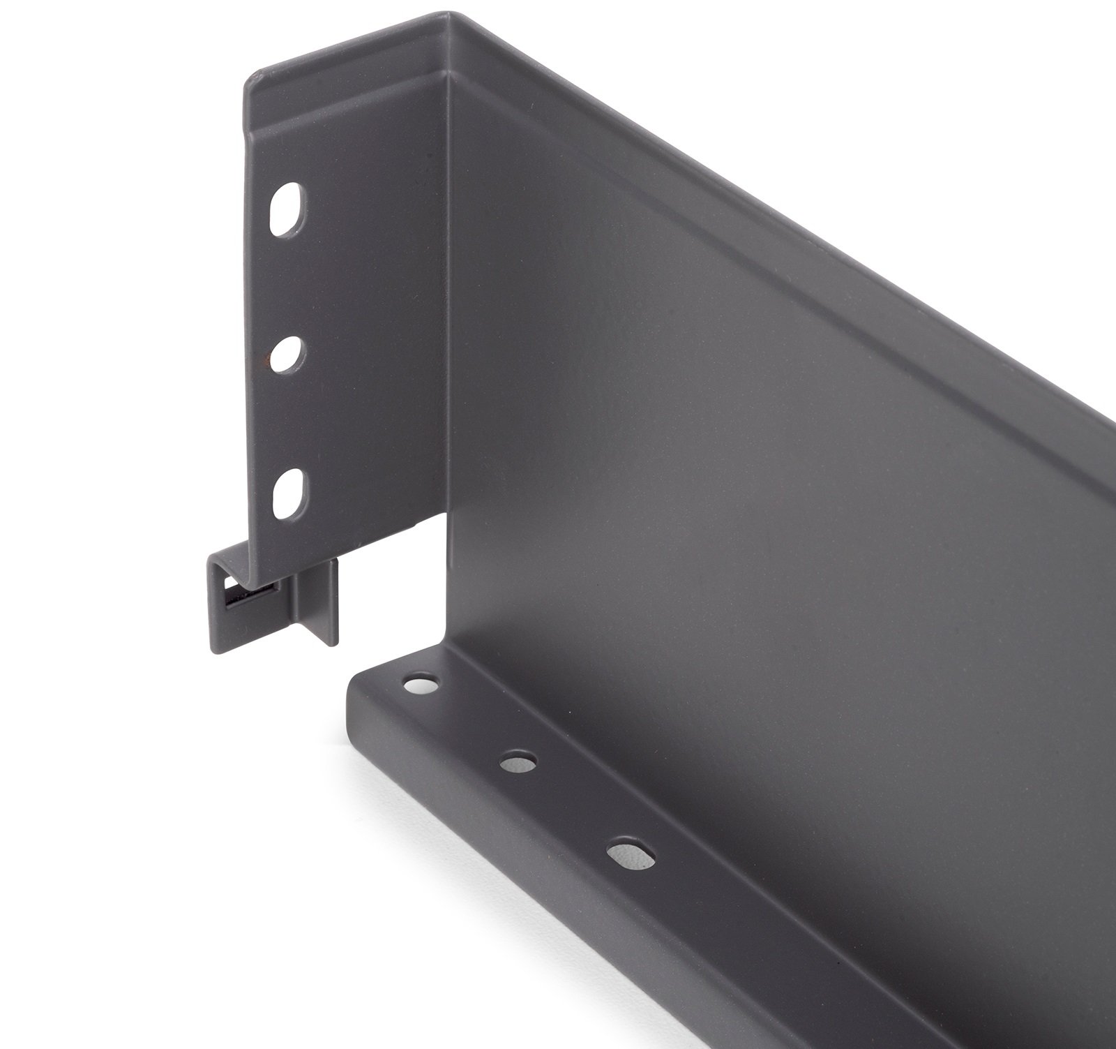 Skuffesæt, med ekstra tynde rammer, højde: 88 mm (3-15/32"), overflade: antracitgrå, 490 mm (19-19/64"), version: delvis udtrækkelig med skubbe-til-å-åbne, 3275435 skuffesæt til køkkenmøbler og meget mere, fra EMUCA - Billede 6