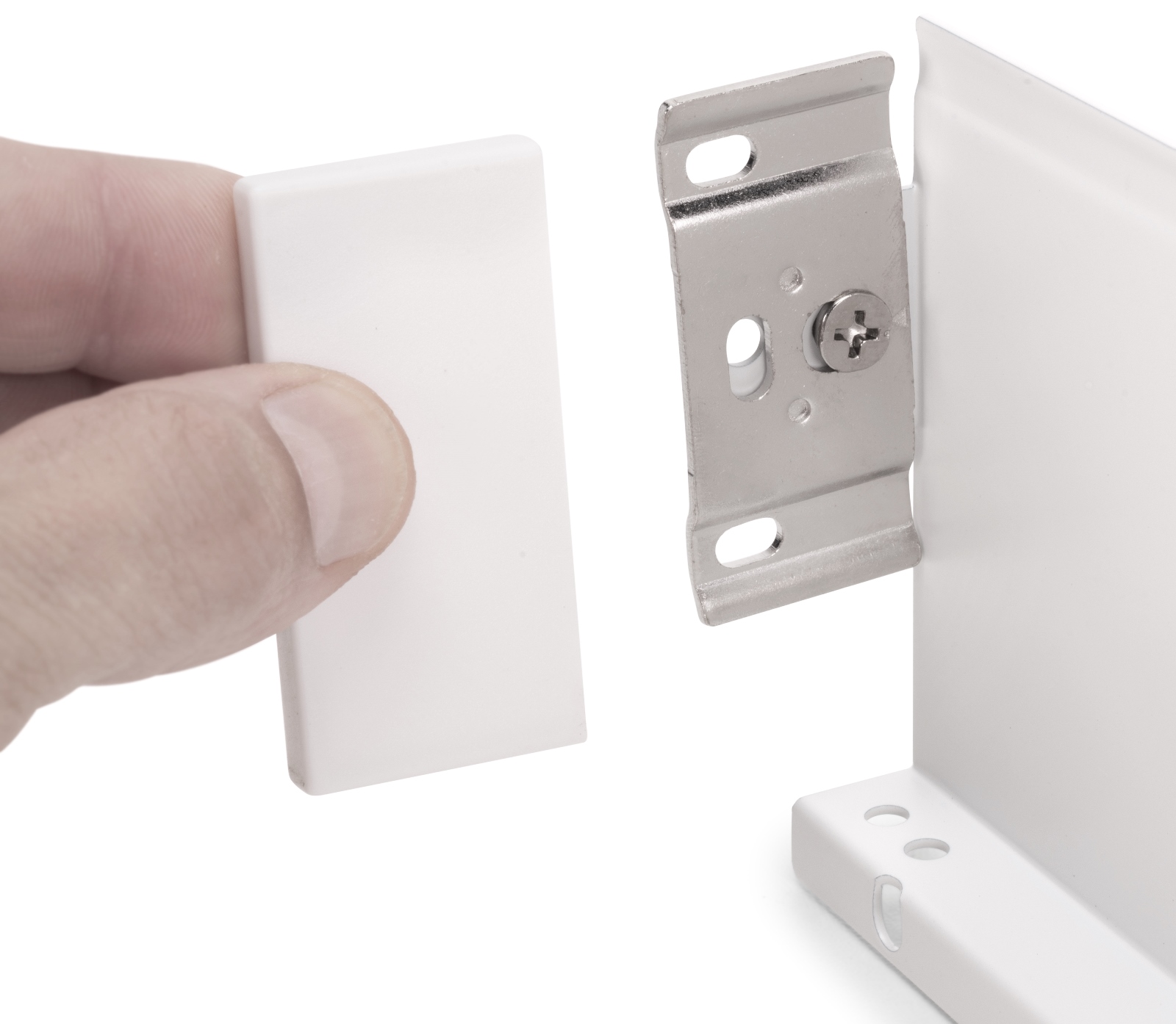 Skuffesæt, med ekstra tynde rammer, højde: 88 mm (3-15/32"), overflade: hvid, 340 mm (13-25/64"), version: delvis forlængelse med skubbe-til-å-åbne, 3275112. skuffesæt til køkkenmøbler og meget mere, af EMUCA - Billede 7