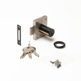 Skabslås, med samme nøgle, sort 7810-36BL-D, af Sugatsune / LAMP (Japan)