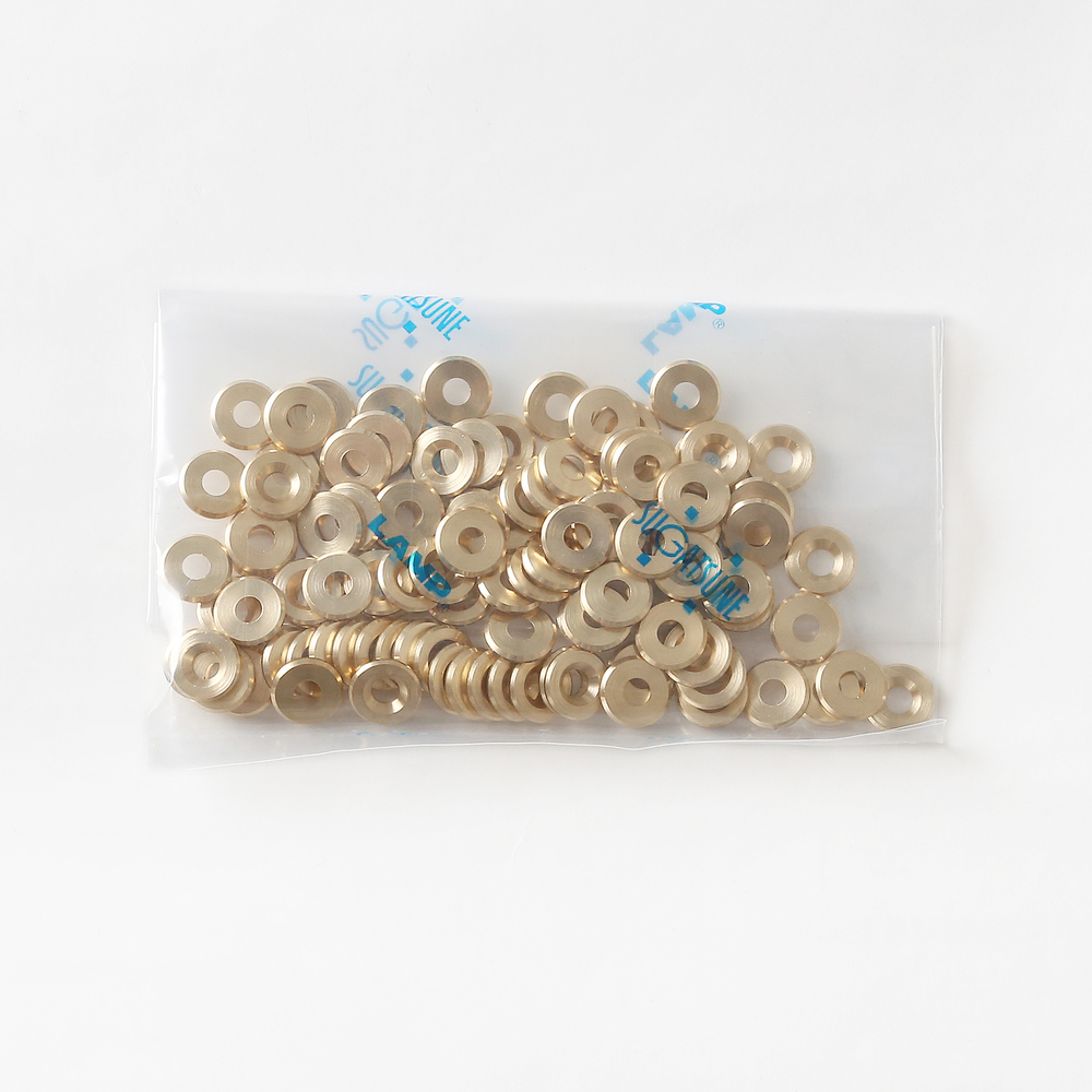 Forsænket skive, pakke med 100 SETUP-M4-P100, af Sugatsune / LAMP (Japan) - Billede 2