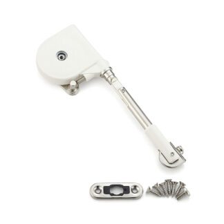 Blød klappefitting, kort arm SDS-C100W TV, af Sugatsune / LAMP (Japan)