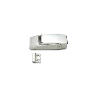 Vippelås, rustfrit stål, med udløserknap STF82L, længde: 82 mm, af Sugatsune / LAMP (Japan)