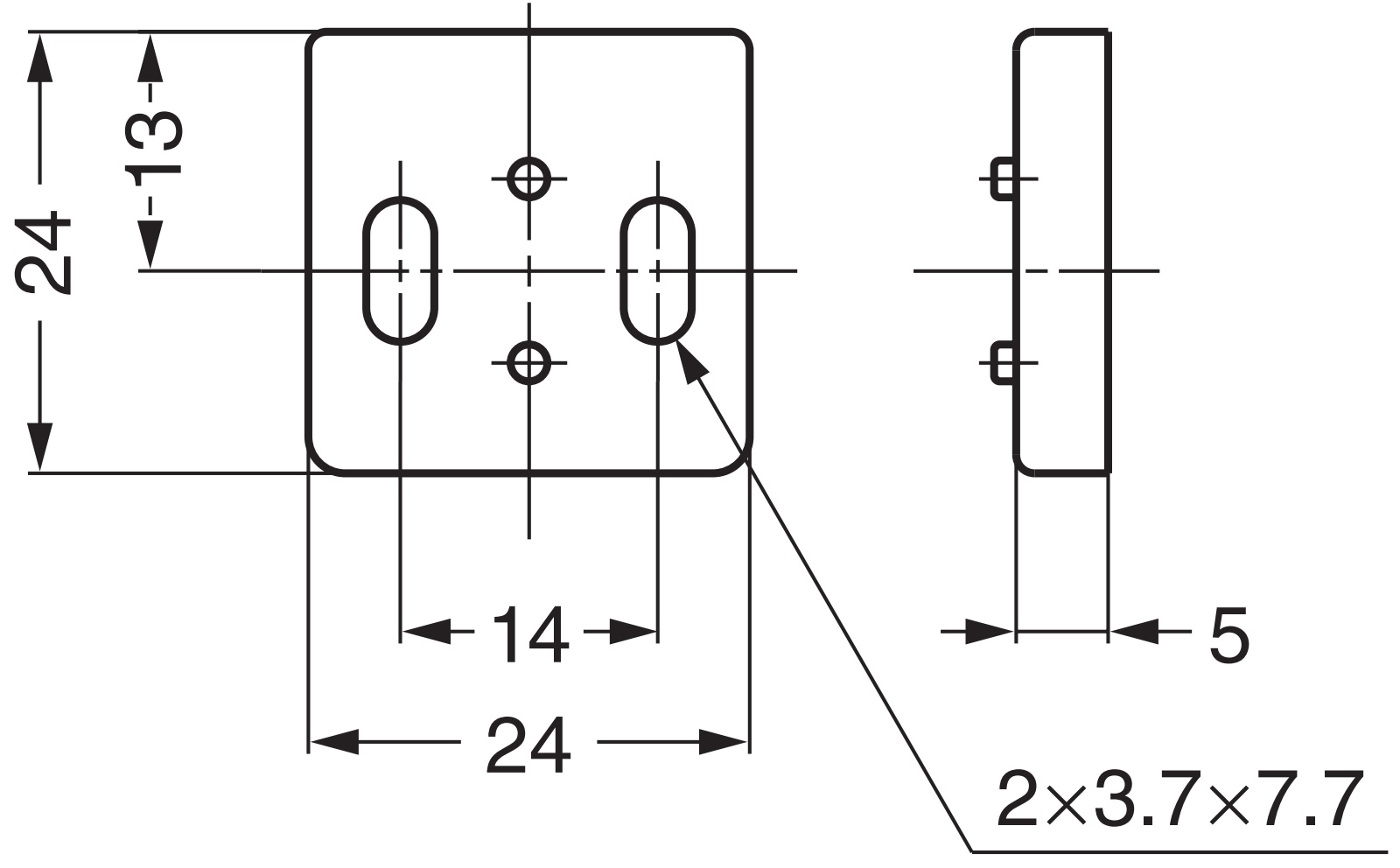 Skjult snaphåndtag, overflade: brun, AK-60BR og AK-C60BR. Praktisk sikkerhedsbolthåndtag til yachtinteriør, autocamperombygninger, campingvognsmøbler, autocampere og meget mere, af Sugatsune / LAMP® (Japan) - Billede 3
