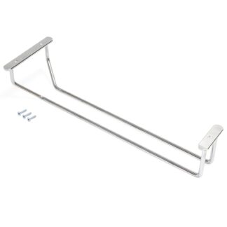 Vinglasholder af høj kvalitet, lavet af stål, overflade: forkromet, 340 mm (13-25/64"), 8938011. Praktisk glasbøjle til vinglas, champagneglas, cocktailglas, cognacglas, bægre og meget mere, fra EMUCA